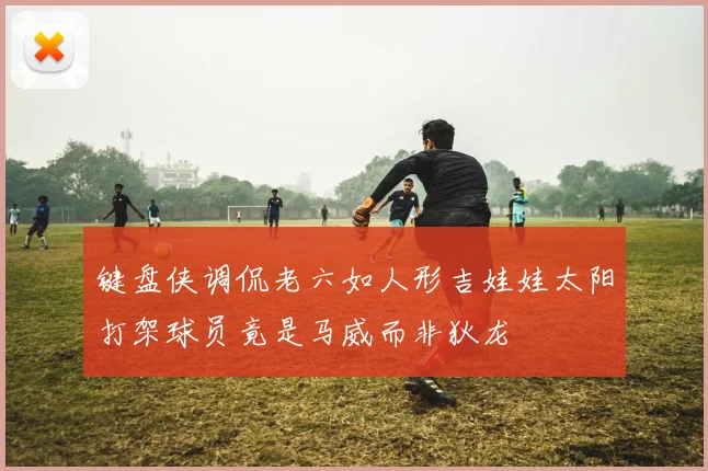 键盘侠调侃老六如人形吉娃娃太阳打架球员竟是马威而非狄龙