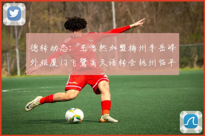 德转动态：王浩然加盟梅州李岳峰外租厦门飞鹭高天语转会杭州临平吴越