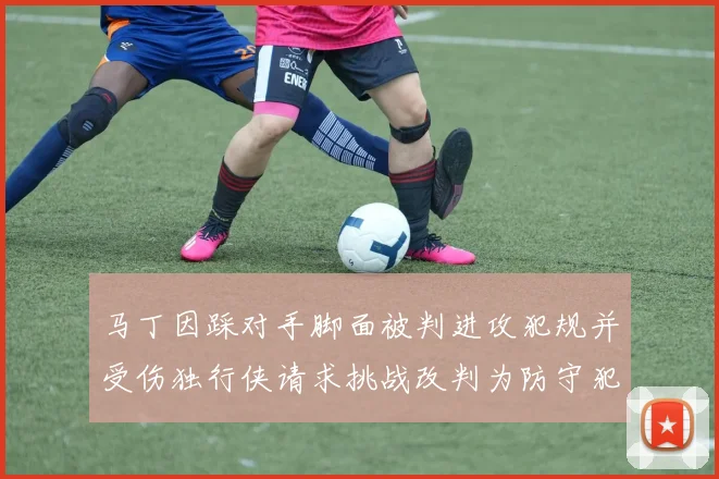 马丁因踩对手脚面被判进攻犯规并受伤独行侠请求挑战改判为防守犯规